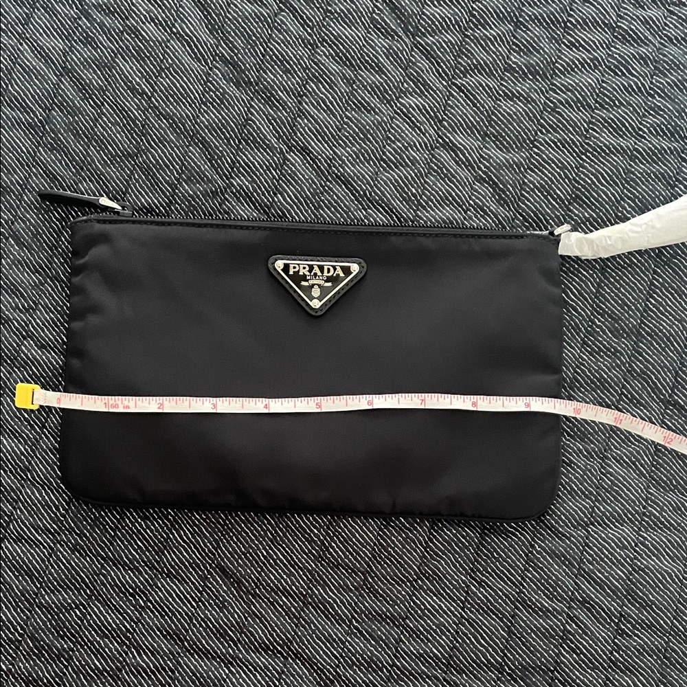 Prada Black Nylon and Leather Wristlet - Picture 10 of 11